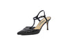 Manolo Blahnik Shoes Medium | US 8.5 Python T-Strap Pointed Toe Low Heels