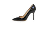 Manolo Blahnik Shoes Small | US . 7.5 I IT 37.5 Patent Black Pointed-Toe Pumps