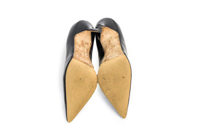 Manolo Blahnik Shoes Small | US . 7.5 I IT 37.5 Patent Black Pointed-Toe Pumps
