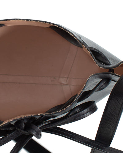 Mansur Gavriel Bags One Size Black Leather Crossbody Purse