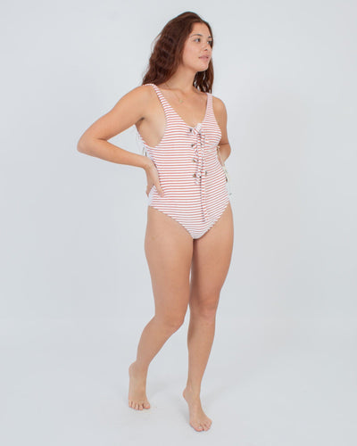 Mara Hoffman Clothing Large Striped One-Piece