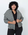 Marc By Marc Jacobs Clothing Large Plaid Cowl Neck Jacket
