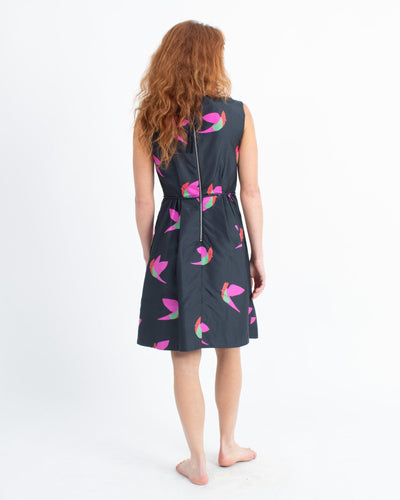 Marc By Marc Jacobs Clothing XS | US 2 Bird Print Cocktail Dress