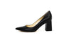 Marc Fisher Shoes Medium | US 8 Black Block Heel Pointed-Toe Pumps