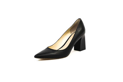 Marc Fisher Shoes Medium | US 8 Black Block Heel Pointed-Toe Pumps