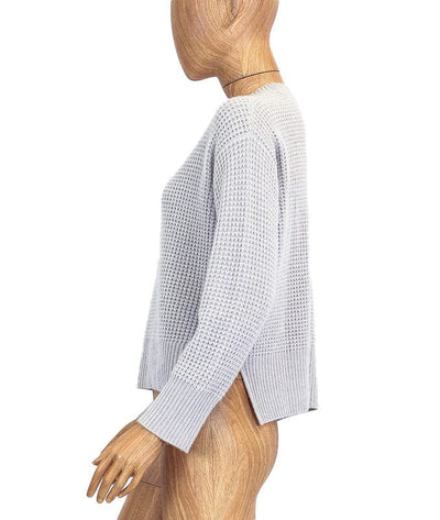Margaret O'Leary Clothing Small Cashmere Waffle Knit Sweater