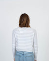 Margaret O'Leary Clothing Small Cropped Striped Top