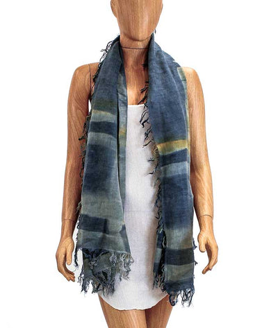 Marika Charles Accessories One Size Printed Fringe Scarf