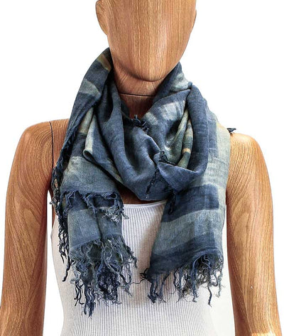 Marika Charles Accessories One Size Printed Fringe Scarf