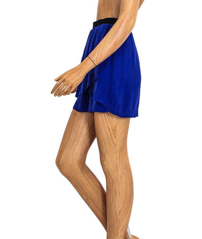 Mason Clothing Small | US 4 Blue Ruffle Mini Skirt