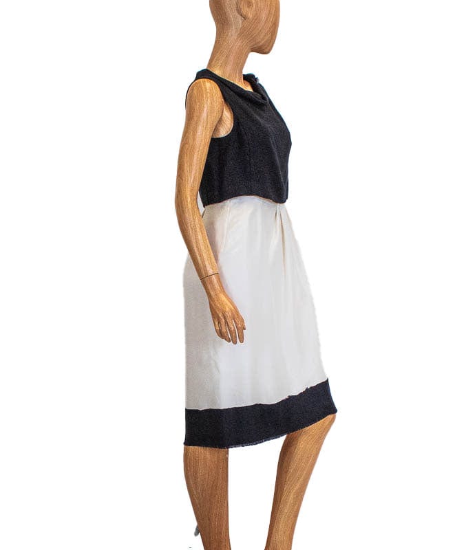 Max Mara Clothing Small | US 4 Silk Raw Hem Dress