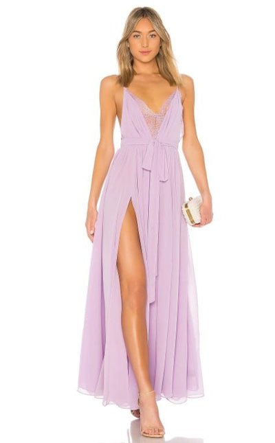 Michael Costello Clothing Small "Justin" Gown in Lavender