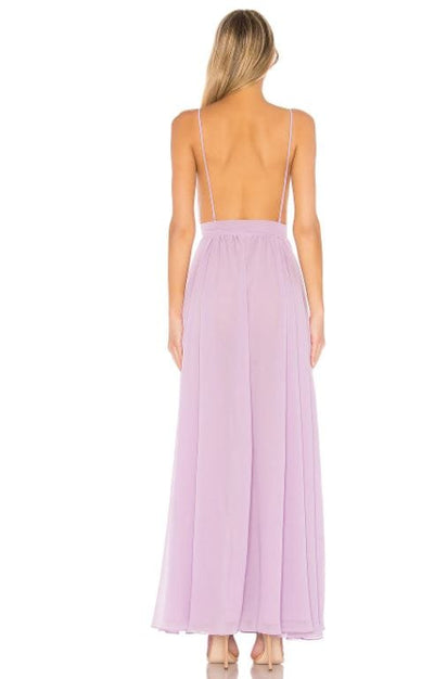 Michael Costello Clothing Small "Justin" Gown in Lavender