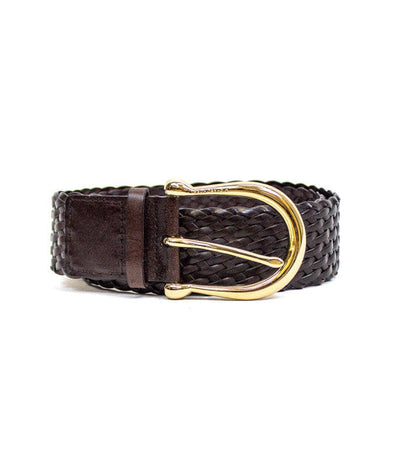Michael Kors Accessories XL Woven Leather Belt