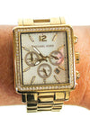 Michael Kors Jewelry One Size Square Gold-Toned Women's Watch