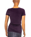 Michael Stars Clothing One Size Casual Ribbed Tee
