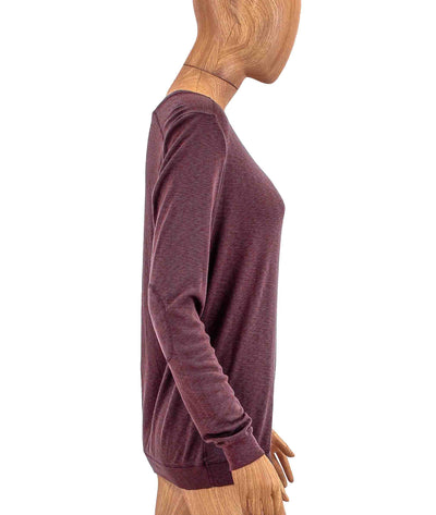 Michael Stars Clothing One Size Supima Long Sleeve Slub Tee