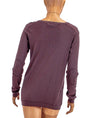 Michael Stars Clothing One Size Supima Long Sleeve Slub Tee
