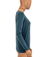 Michael Stars Clothing One Size Supima Long Sleeve Slub Tee