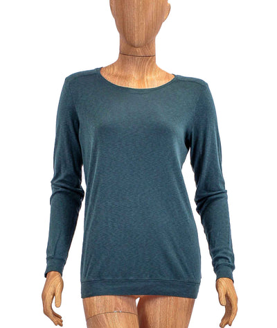 Michael Stars Clothing One Size Supima Long Sleeve Slub Tee