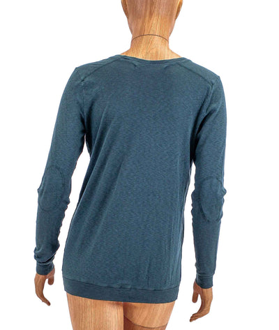 Michael Stars Clothing One Size Supima Long Sleeve Slub Tee