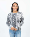 Michael Stars Clothing Small Animal Print Top