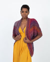 Michael Stars Clothing Small Striped Wool Cardigan