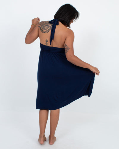 Michael Stars Clothing XS | US 2 Navy Halter Dress