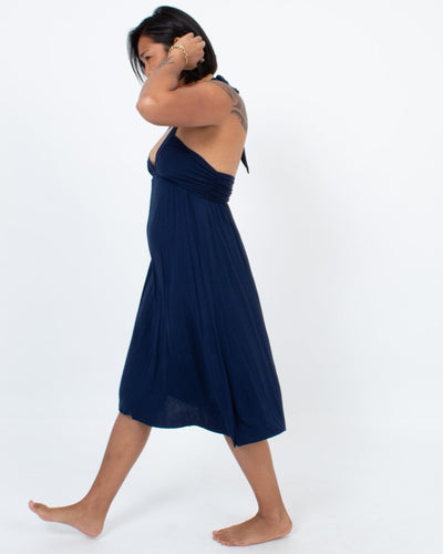 Michael Stars Clothing XS | US 2 Navy Halter Dress