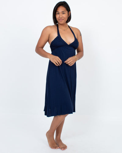 Michael Stars Clothing XS | US 2 Navy Halter Dress