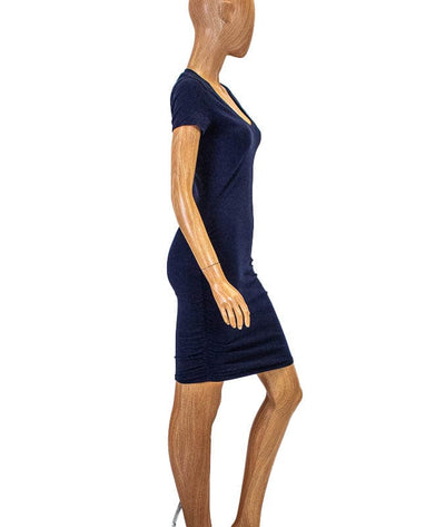 Michael Stars Clothing XS V-Neck Ruched Dress