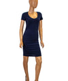 Michael Stars Clothing XS V-Neck Ruched Dress