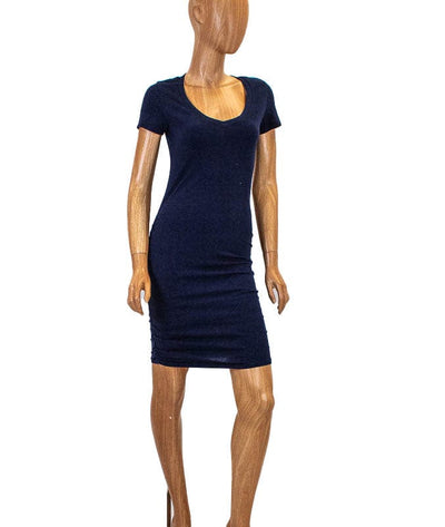 Michael Stars Clothing XS V-Neck Ruched Dress