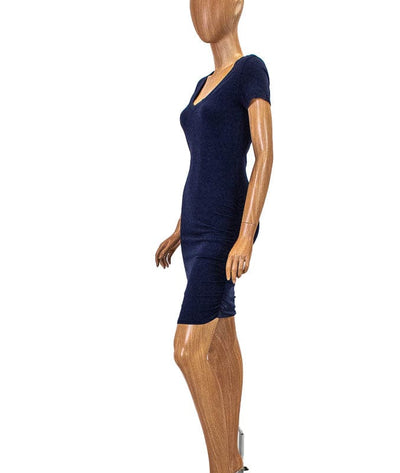 Michael Stars Clothing XS V-Neck Ruched Dress