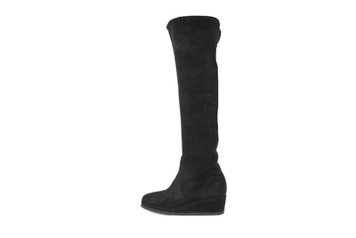 Michele Negri Shoes XS | US 6 Suede Over-The-Knee Boots