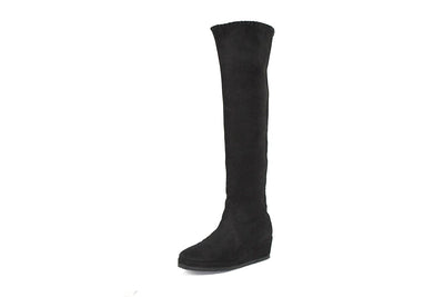 Michele Negri Shoes XS | US 6 Suede Over-The-Knee Boots