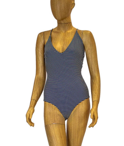 MIKOH Clothing Small Striped One-Piece Swimsuit