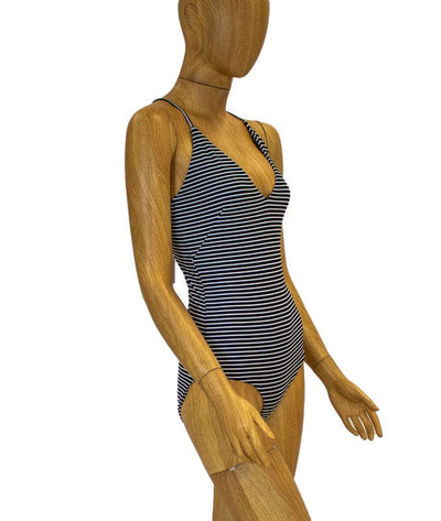 MIKOH Clothing Small Striped One-Piece Swimsuit