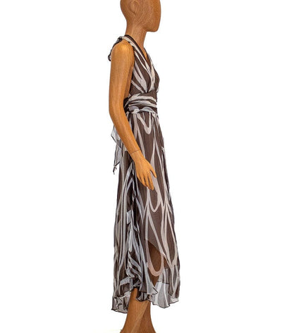 MILLY Clothing XS | US 2 Printed Halter Dress