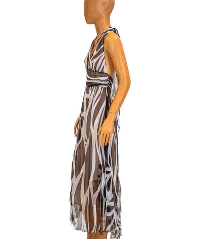 MILLY Clothing XS | US 2 Printed Halter Dress