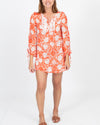 Milly Of New York Clothing Medium | US 6 Silk Floral Sheer Swim Cover-Up