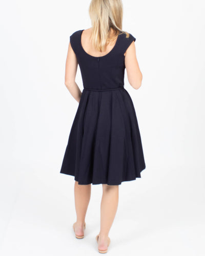 Milly Of New York Clothing Small Navy sleeveless dress