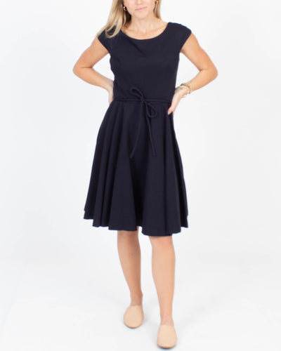 Milly Of New York Clothing Small Navy sleeveless dress