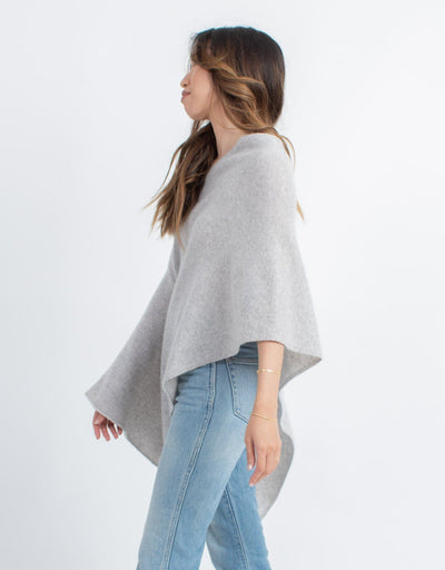 Minnie Rose Clothing One Size "Cashmere Ruana" Poncho