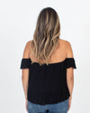 MISA LOS ANGELES Clothing Medium Black Off-The-Shoulder Blouse