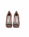 Miu Miu Shoes Small | US 7 Blush Suede Crystal Heels