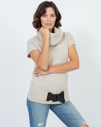MK2K Clothing XS Cowl Neck Knit Sweater