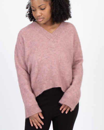 momoni Clothing Large Pink Heathered Wool Sweater