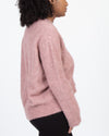 momoni Clothing Large Pink Heathered Wool Sweater