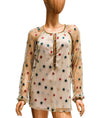 Monoplaza Clothing Medium Star Print Blouse